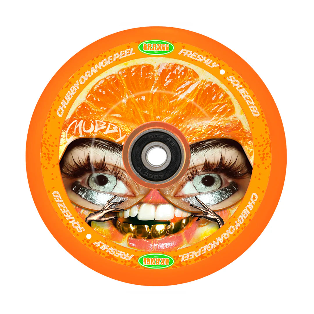 Chubby Orange Peel 110mm pro scooter wheel x2