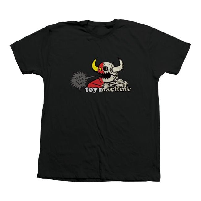 Toy Machine Real Life Sux Tee Black