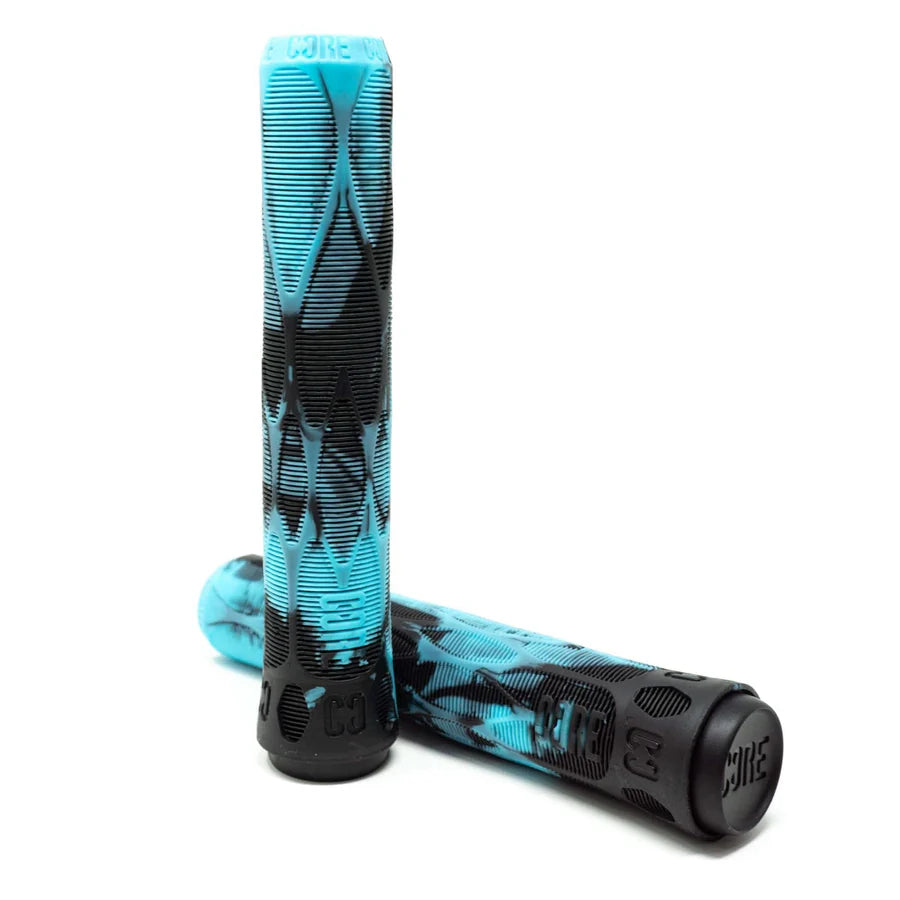 CORE Pro Handlebar Grips, Soft 170mm - Arctic (Blue/Black)