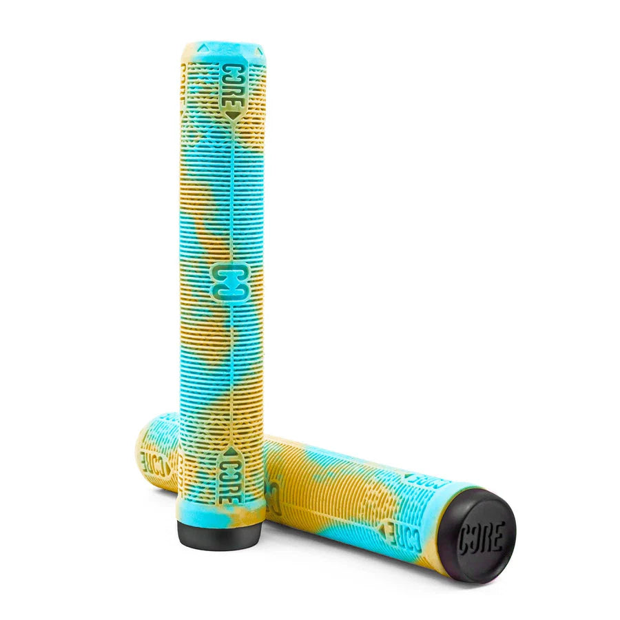 CORE Skinny Boy Handlebar Grips Soft 170mm – Beach (Teal/Gum)
