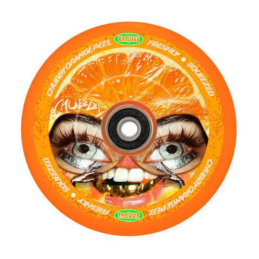 Chubby Orange Peel 110mm pro scooter wheel x2