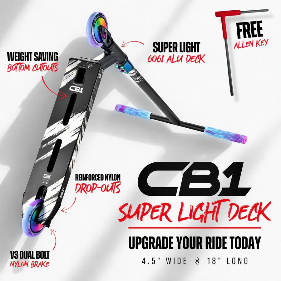 CORE CB1 Beginner Stunt Scooter - Black/Neo