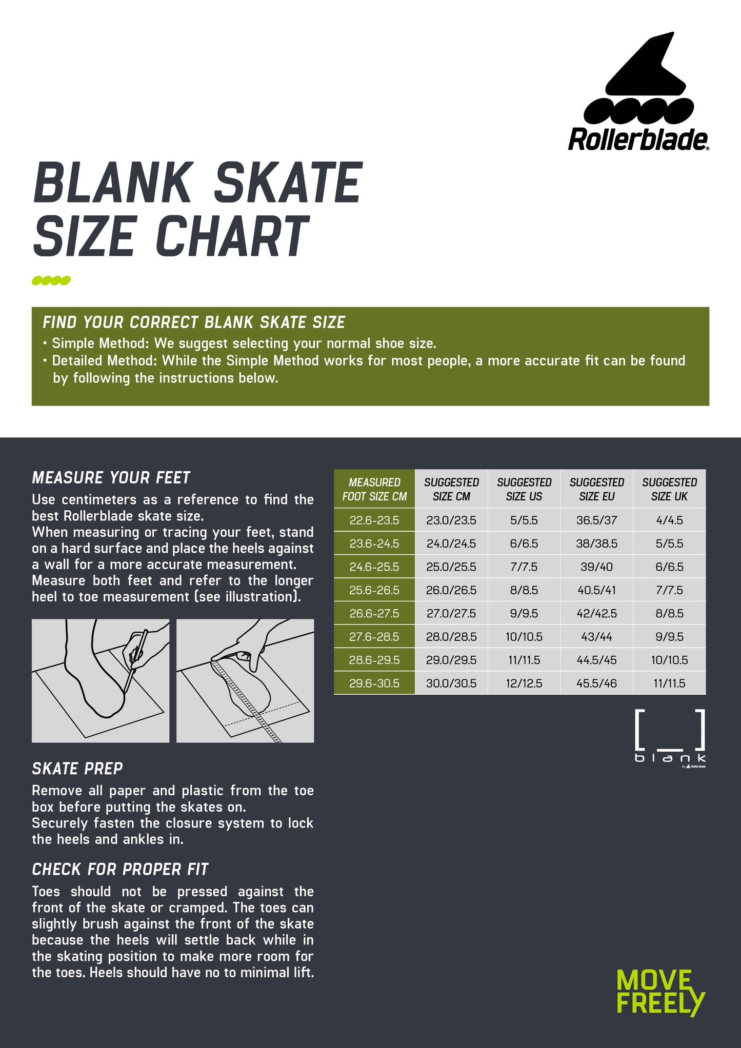 Rollerblade Blank Team