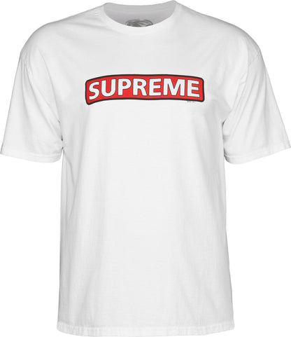 Powell-Peralta Supreme Tee White