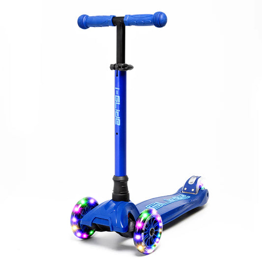 i-Glide 3-Wheel Kids Scooter - Blue/Blue