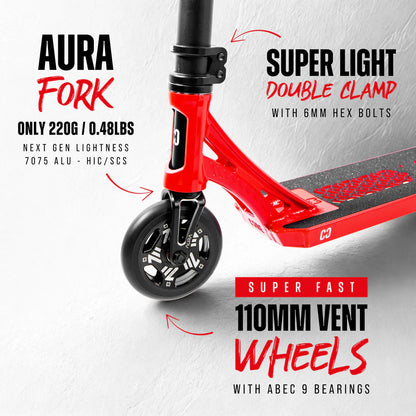 CORE SL3 Complete Stunt Scooter - Red/Black