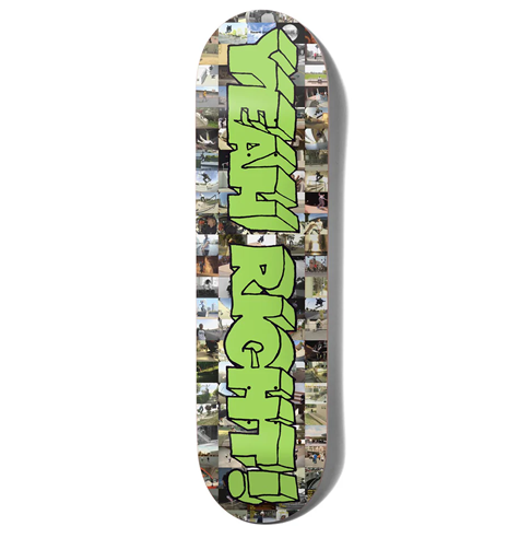 GIRL SKATEBOARD DECK YEAH RIGHT 20 YEAR EDITION LENTICULAR 8.25"
