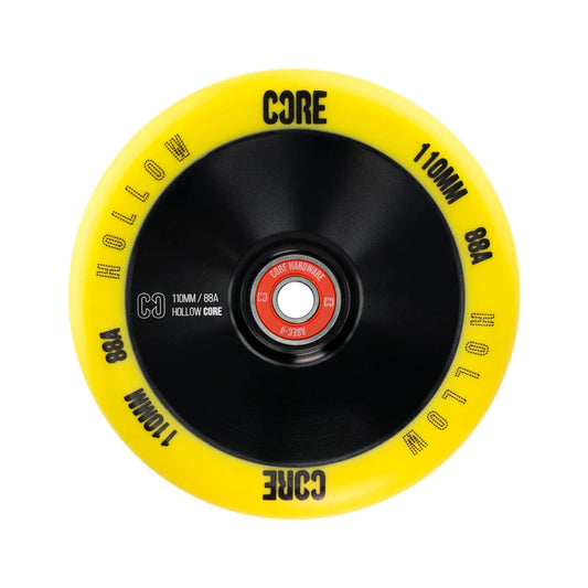 CORE Hollow Stunt Scooter Wheel V2 110mm - Yellow/Black