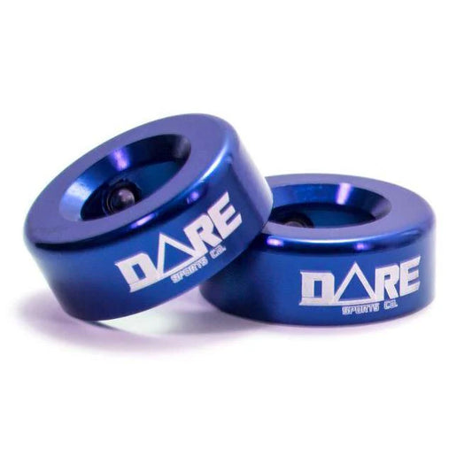 Dare CNC bar ends aluminium blue