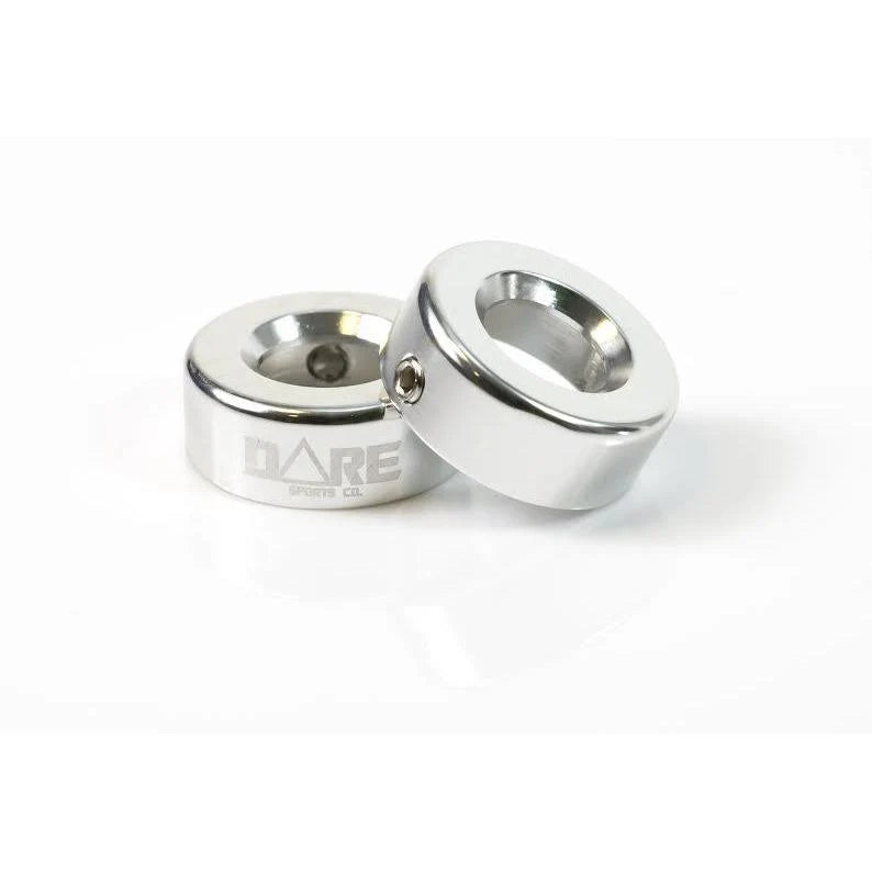 Dare CNC bar ends aluminium chrome