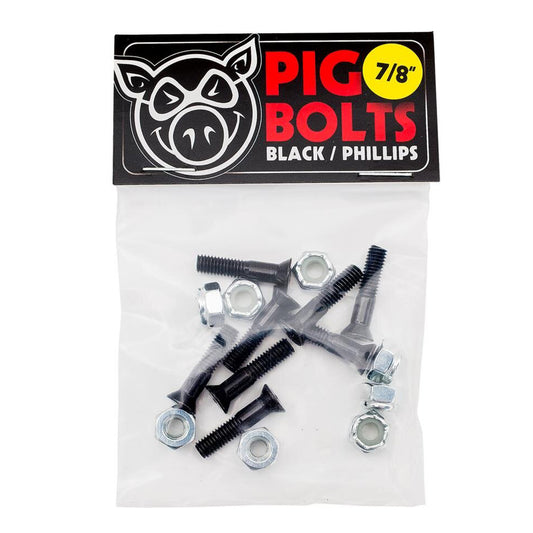 Pig Wheels Black 7/8" Phillips