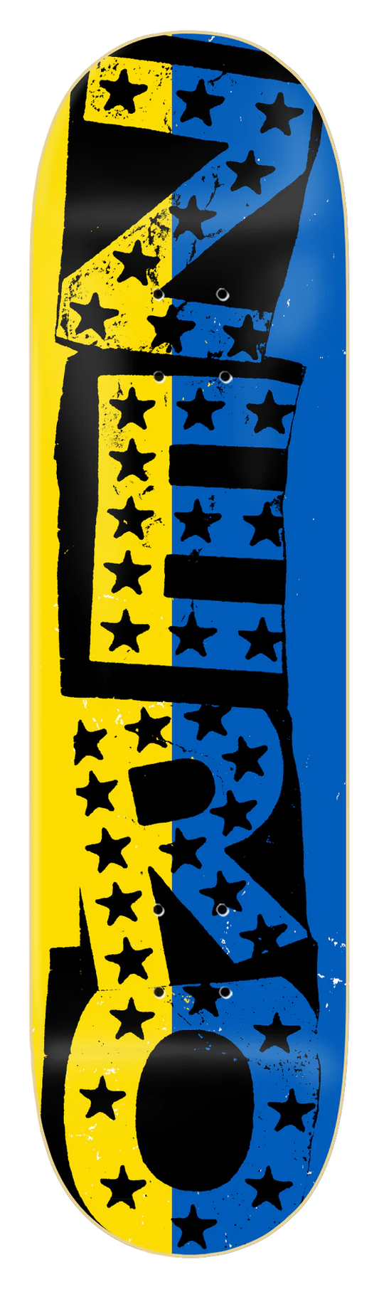 ZERO SKATEBOARD DECK UKRAINE PUNK 8.25"